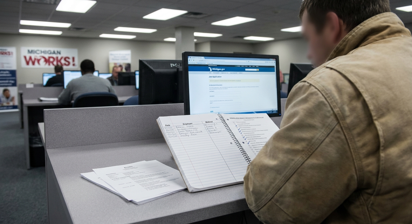 New Unemployment Rule Hits July 19: Michigan Workers Must Log Three Job-Search Activities Per Week